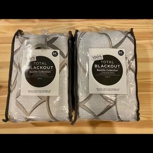 🚫SOLD🚫Bastille Lattice Blackout Curtains